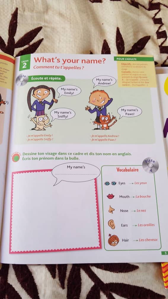 salutation et présentation